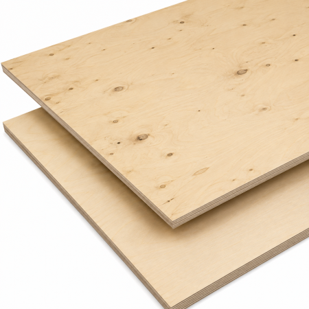 Placaj mesteacan 10mm, B/BB, 1525 x 1525 mm
